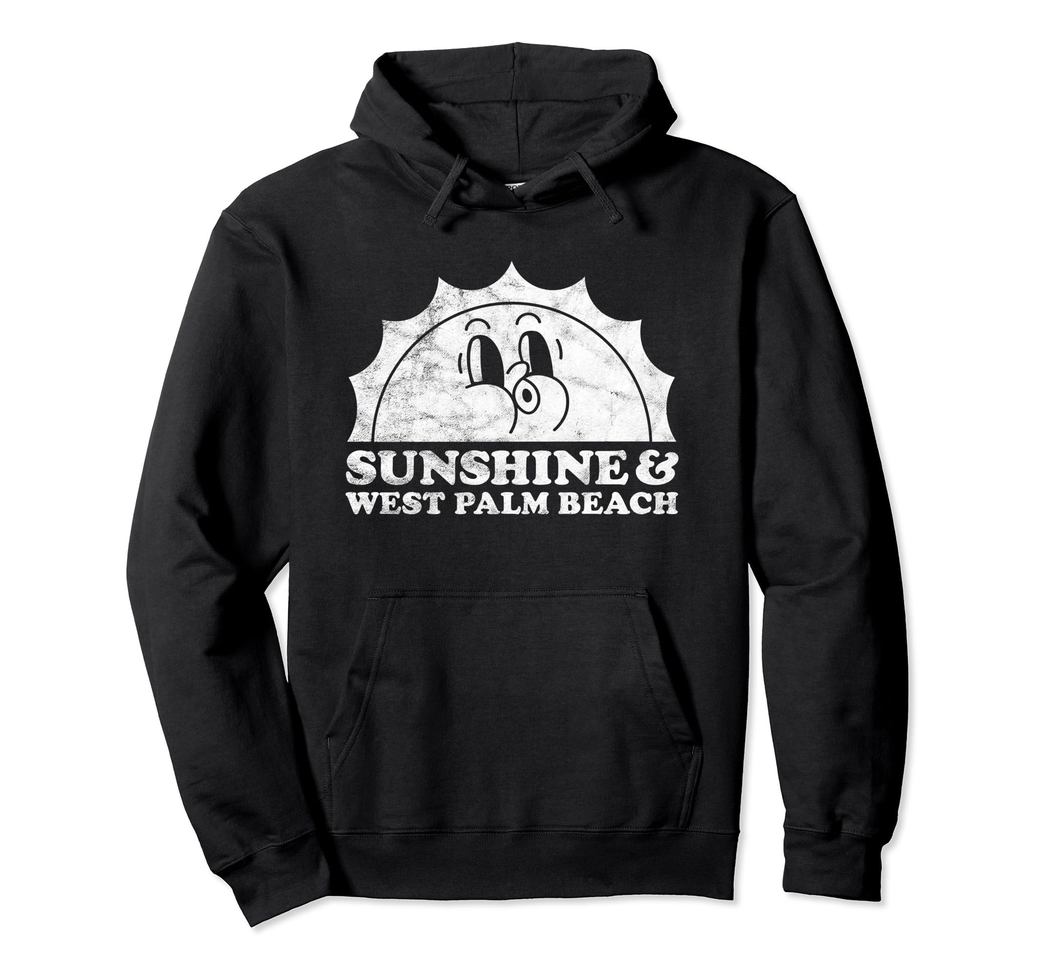 Sunshine And West Palm Beach Florida Hoodie - Minimalist Print Men Women - T-Shirt, Sweatshirt, Hoodie