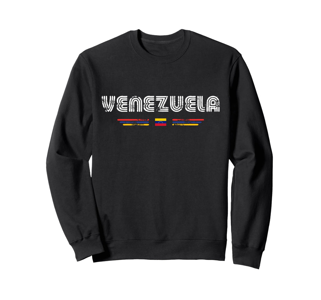 Venezuela 70S 80S Type Flag Sweatshirt - Streetwear Style Men Women - T-Shirt, Sweatshirt, Hoodie