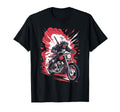 Samurai Biker Riding Motorcycle Outfit T-Shirt - Unique Graphic Men Women - T-Shirt, Sweatshirt, Hoodie