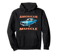 American Muscle Car Car Hoodie - Fun Novelty Design for Adults - T-Shirt, Sweatshirt, Hoodie