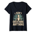 Womens I Dont Overthink Anything T-Shirt - Custom Art Print for Adults - T-Shirt, Sweatshirt, Hoodie