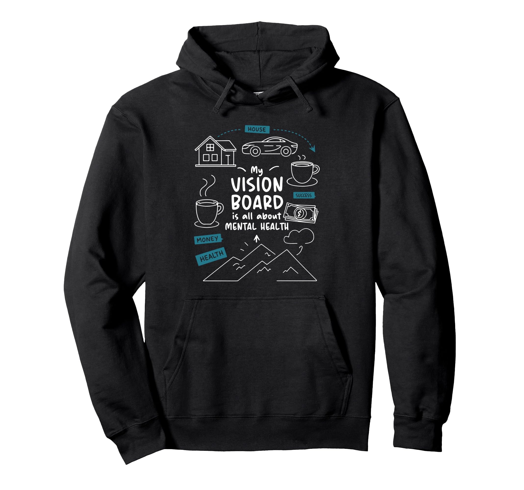 Suicide Prevention Ribbon Support Hoodie - Casual Everyday Wear Men Women - T-Shirt, Sweatshirt, Hoodie