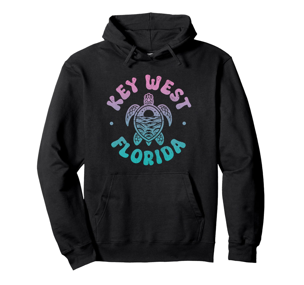 Key West Florida Beach Sea Turtle Hoodie - Novelty Apparel Men Women - T-Shirt, Sweatshirt, Hoodie
