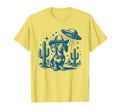 Dachshund Ufo Dachshund Cowboy T-Shirt - Casual Everyday Wear for Adults - T-Shirt, Sweatshirt, Hoodie