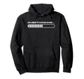 Overthinking Funny Loading Bar Hoodie - Casual Everyday Wear Unisex - T-Shirt, Sweatshirt, Hoodie