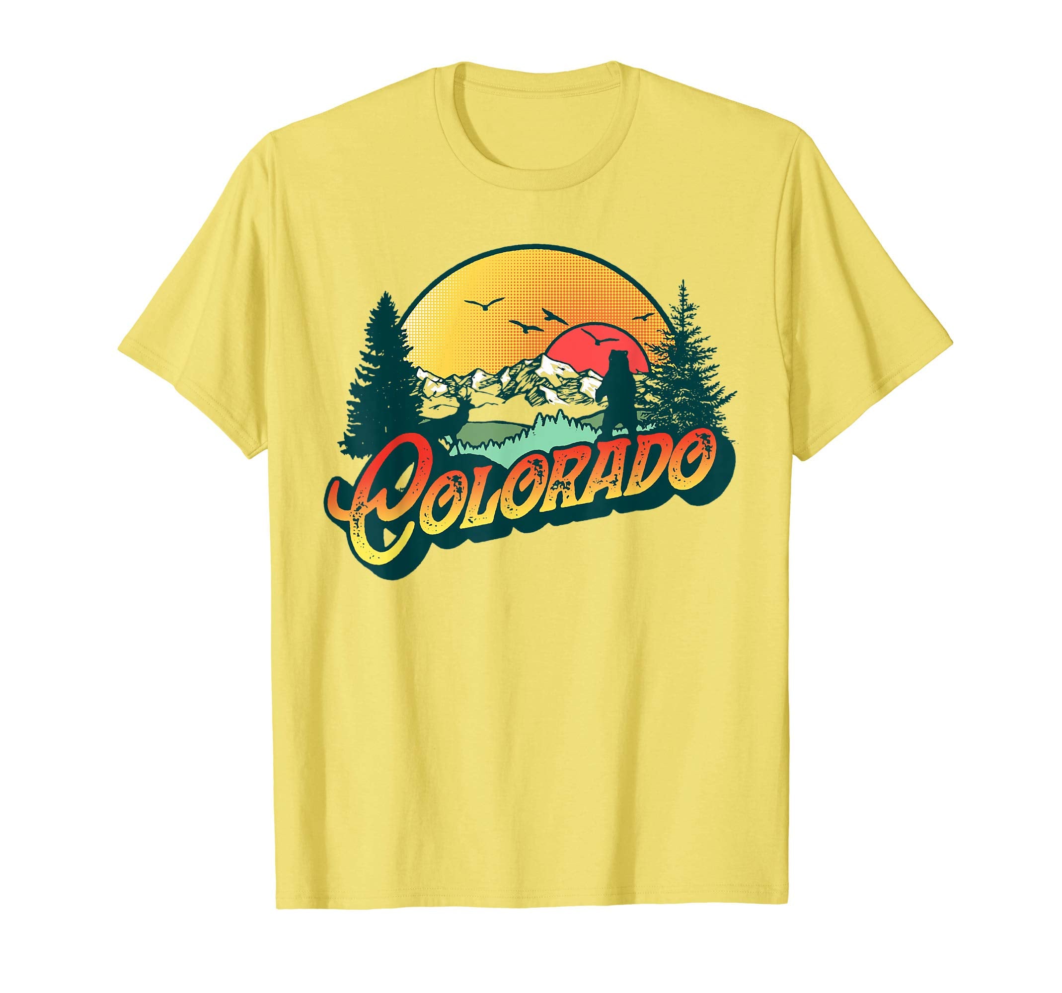 Colorado Seventies Mountains T-Shirt - Aesthetic Graphic for Adults - T-Shirt, Sweatshirt, Hoodie