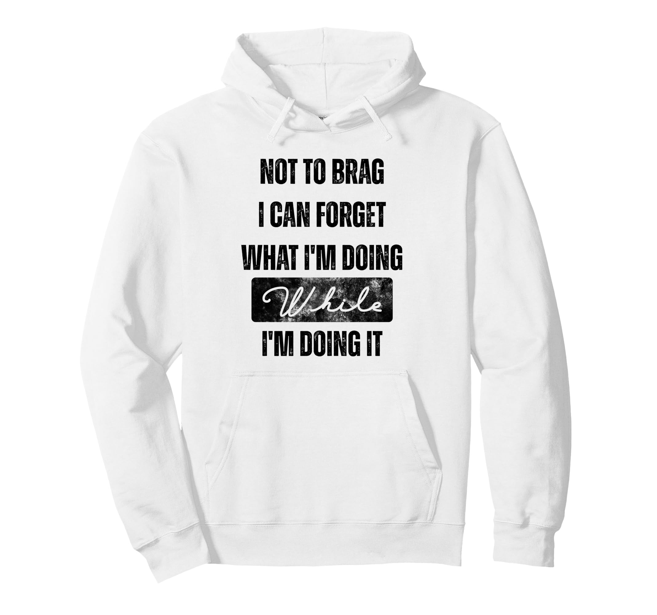 Funny Adhd Brain Sarcastic Hoodie - Fun Novelty Design for Adults - T-Shirt, Sweatshirt, Hoodie