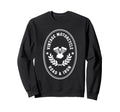 Motorcycle Road And Iron Biker Sweatshirt - Minimalist Print Men Women - T-Shirt, Sweatshirt, Hoodie