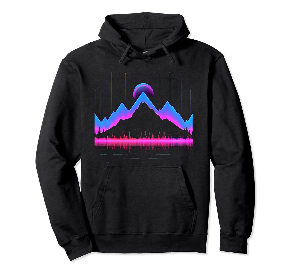 Synthwave Pyramid Cyberpunk 80S Sci Fi 13 Hoodie - Trendy Graphic Unisex - T-Shirt, Sweatshirt, Hoodie