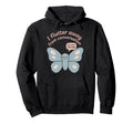 Anti Social Butterfly Introvert Meme Hoodie - Aesthetic Graphic for Adults - T-Shirt, Sweatshirt, Hoodie