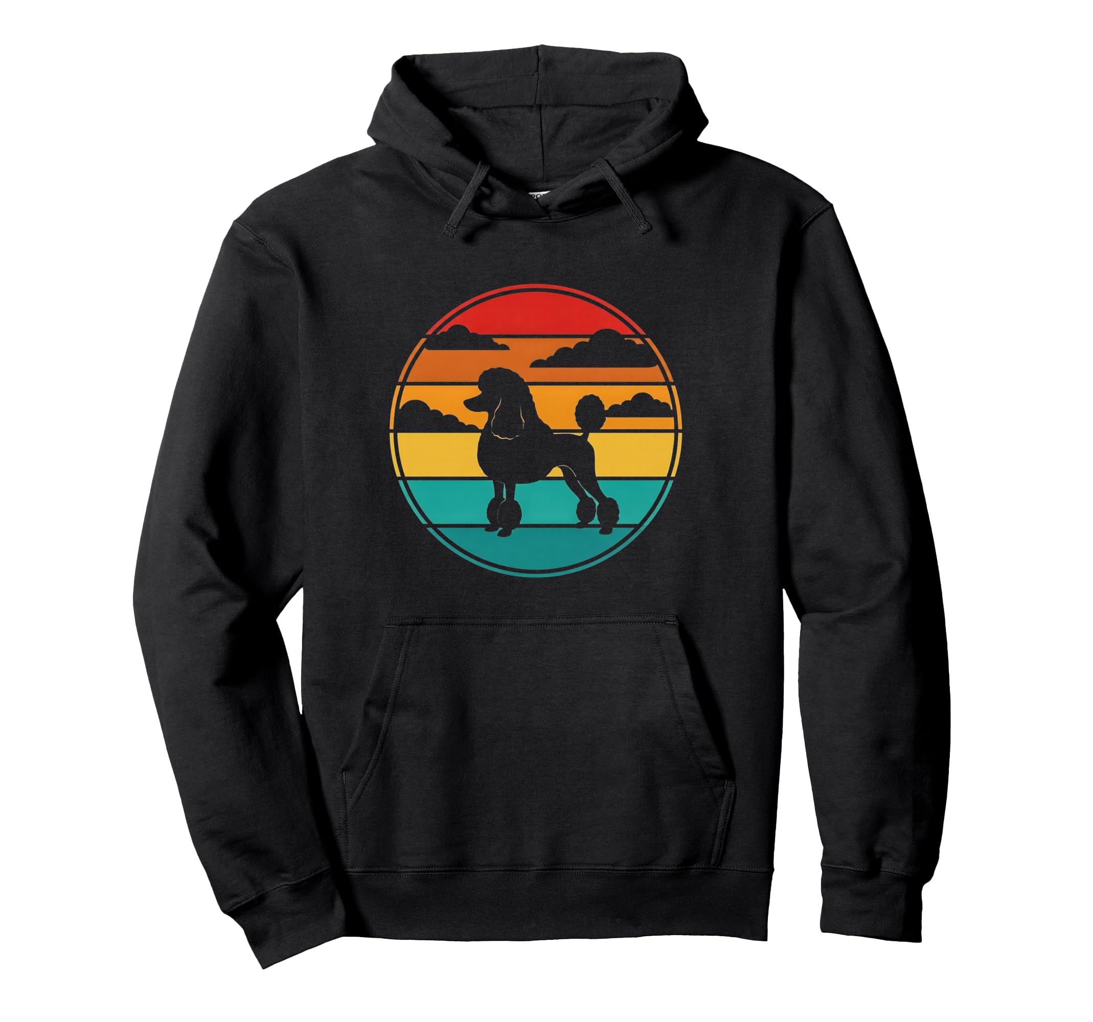Funny Poodle Lover 70S 80S Dog Hoodie - Casual Everyday Wear Men Women - T-Shirt, Sweatshirt, Hoodie