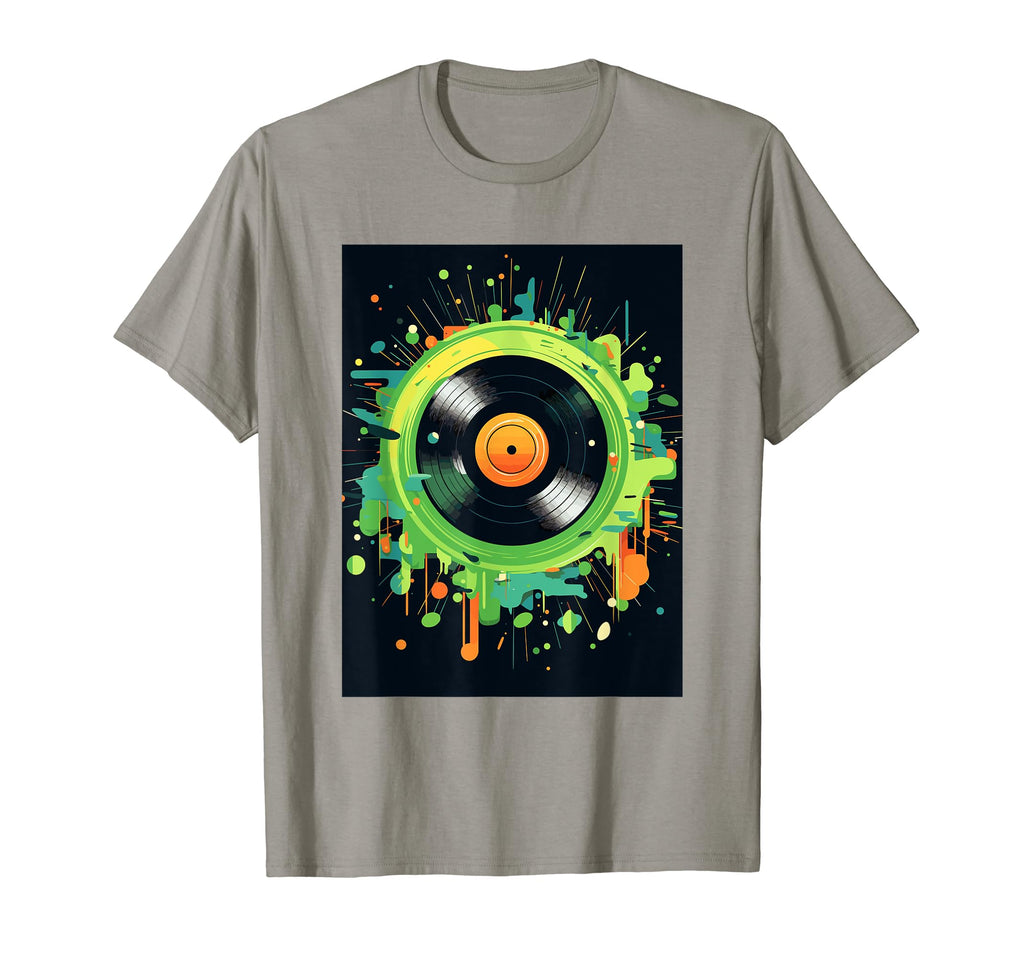 Vinyl Record Player Dj Music T-Shirt - Unique Graphic Unisex - T-Shirt, Sweatshirt, Hoodie