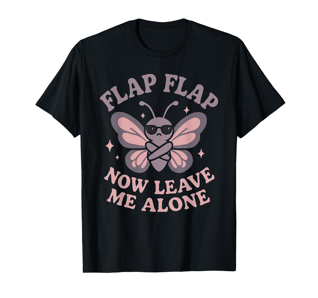 Anti Social Butterfly Introvert Meme T-Shirt - Fun Novelty Design Unisex - T-Shirt, Sweatshirt, Hoodie