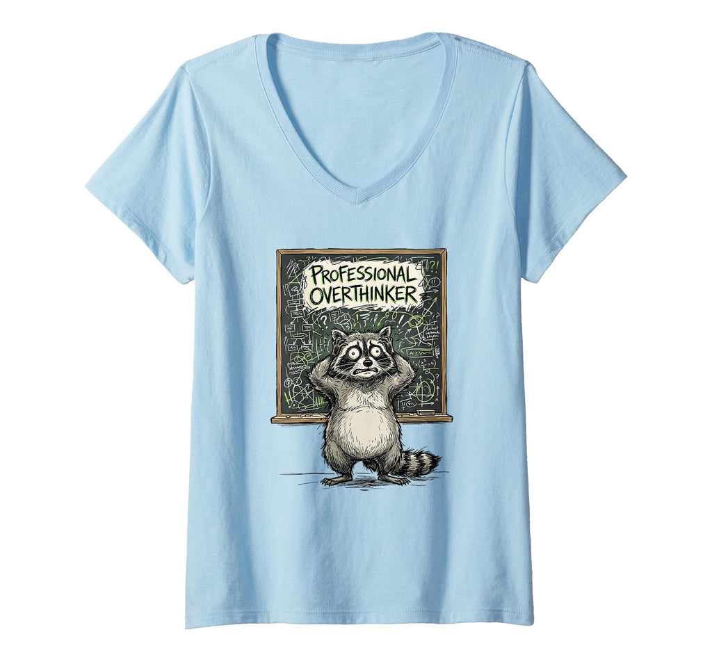 Womens Professional Overthinker Funny T-Shirt - Novelty Apparel Unisex - T-Shirt, Sweatshirt, Hoodie