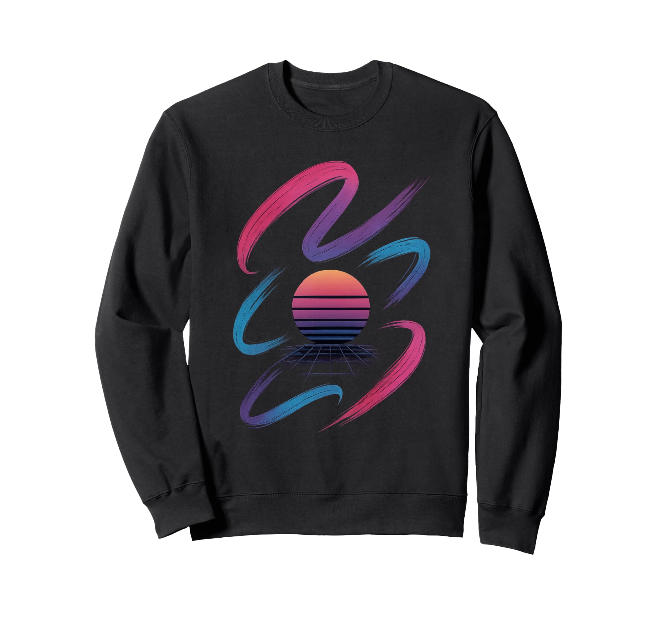 80S Synthwave Sweatshirt - Novelty Apparel Unisex - T-Shirt, Sweatshirt, Hoodie