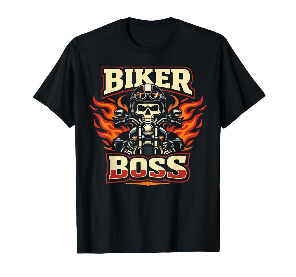 Motorcycle Biker Biker Boss T-Shirt - Casual Everyday Wear for Adults - T-Shirt, Sweatshirt, Hoodie