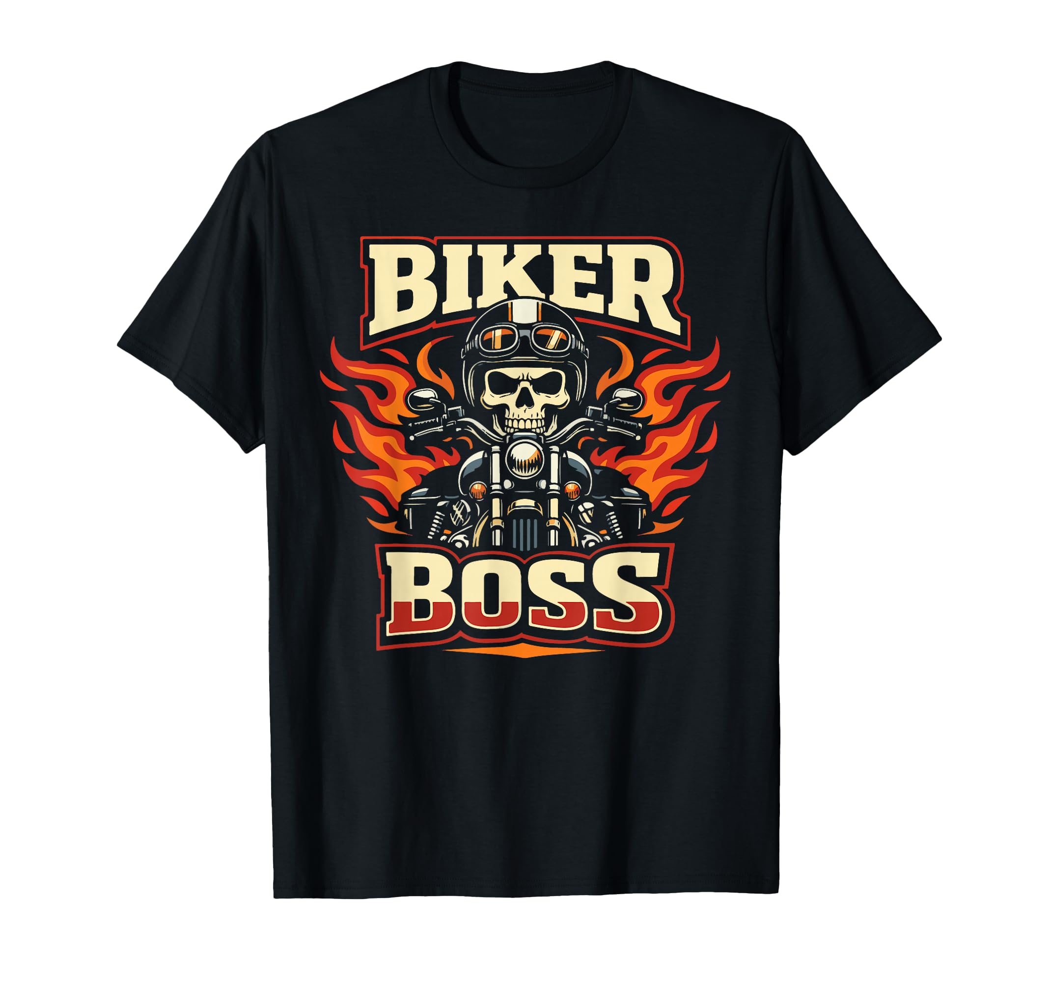 Motorcycle Biker Biker Boss T-Shirt - Casual Everyday Wear for Adults - T-Shirt, Sweatshirt, Hoodie