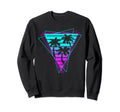 Retrowave Synthwave Vaporwave Palm Trees Sweatshirt - Trendy Graphic Unisex - T-Shirt, Sweatshirt, Hoodie