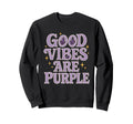 Amethyst Addict Healing Crystal Sweatshirt - Unique Graphic Men Women - T-Shirt, Sweatshirt, Hoodie