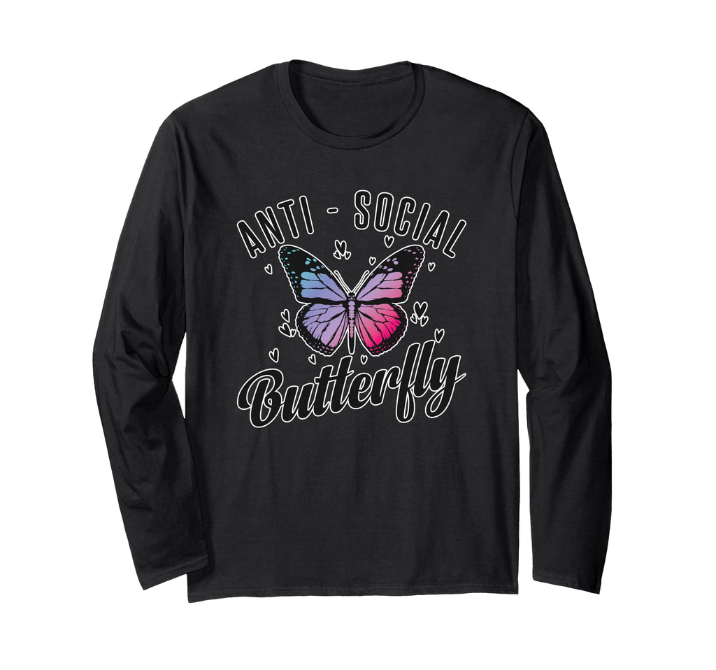 Butterfly Insects Caterpillar Hoodie - Streetwear Style Men Women - T-Shirt, Sweatshirt, Hoodie