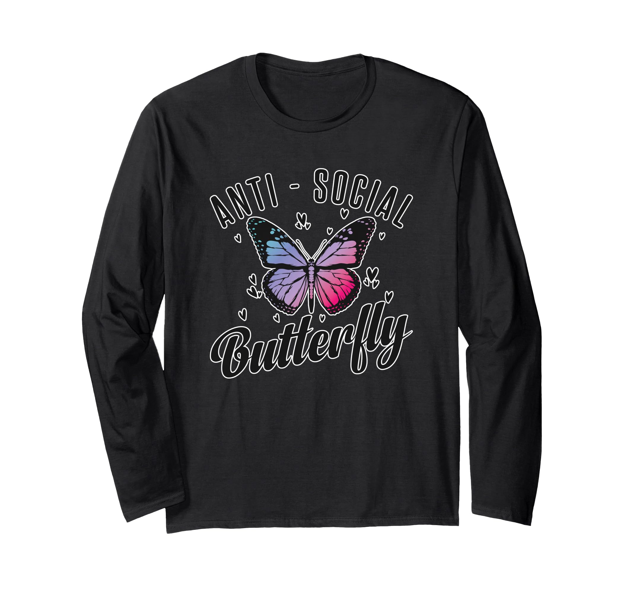 Butterfly Insects Caterpillar Hoodie - Streetwear Style Men Women - T-Shirt, Sweatshirt, Hoodie