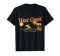 West Coast California Beach Surfing T-Shirt - Streetwear Style for Adults - T-Shirt, Sweatshirt, Hoodie