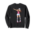 Dabbing Roller Skate Roller Skating Sweatshirt - Novelty Apparel Men Women - T-Shirt, Sweatshirt, Hoodie