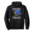 Neon Moon Western Hoodie - Unique Graphic Unisex - T-Shirt, Sweatshirt, Hoodie