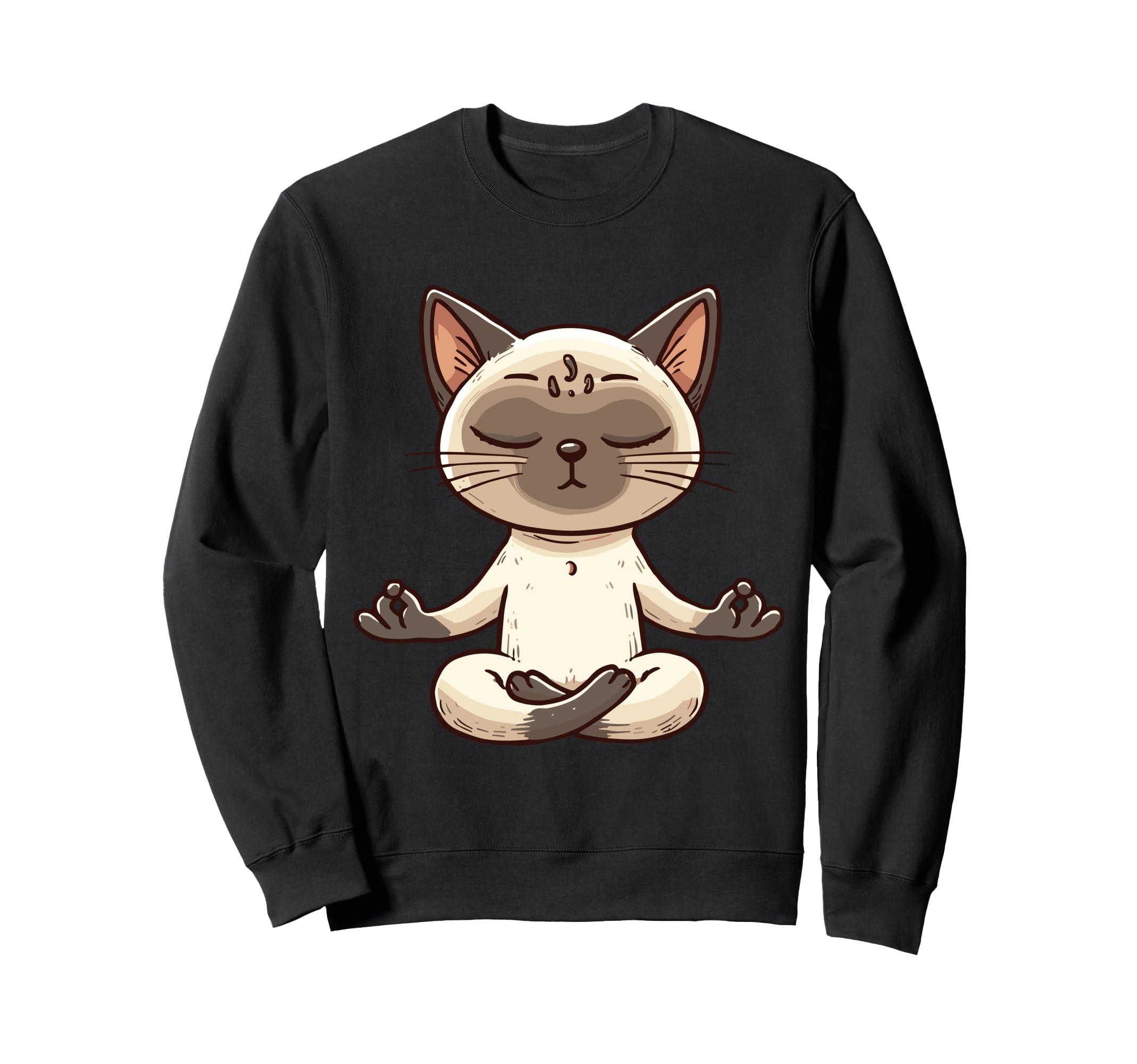 Meditation Siamese Yoga Pose Relaxing Sweatshirt - Novelty Apparel Unisex - T-Shirt, Sweatshirt, Hoodie