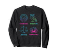 Four Pillars Stoicism Meditation Sweatshirt - Casual Everyday Wear Unisex - T-Shirt, Sweatshirt, Hoodie