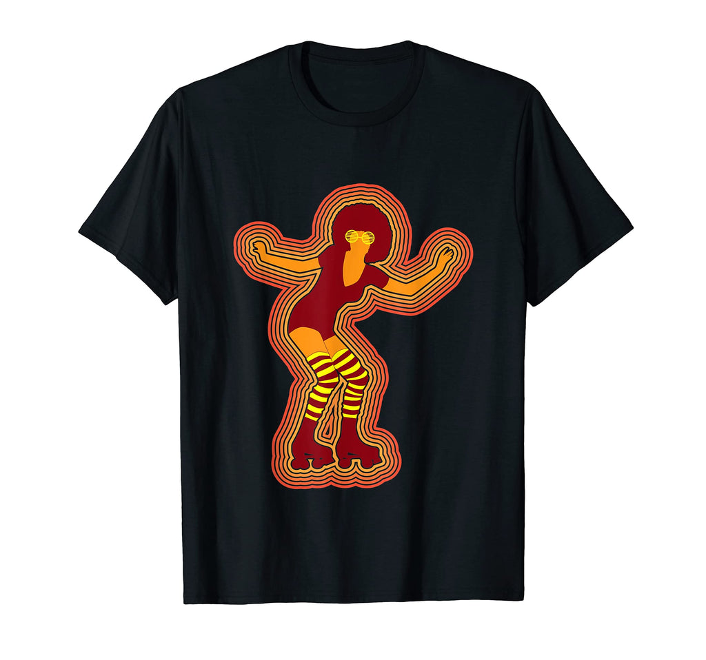 70S Rollerskating Roller Skates Gift T-Shirt - Novelty Apparel Men Women - T-Shirt, Sweatshirt, Hoodie