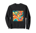 70S Wallpaper Flowers Floral Pattern Sweatshirt - Graphic Print Men Women - T-Shirt, Sweatshirt, Hoodie