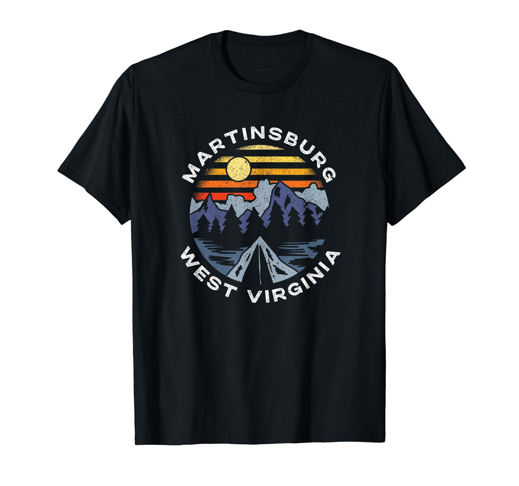 Martinsburg West Virginia Mountains T-Shirt - Novelty Apparel for Adults - T-Shirt, Sweatshirt, Hoodie