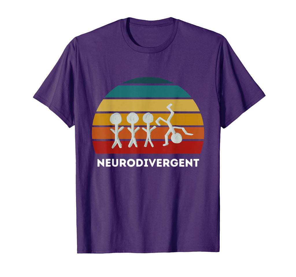 Neurodivergent Adhd Adhd Awareness T-Shirt - Custom Art Print Unisex - T-Shirt, Sweatshirt, Hoodie