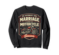 Motorcycle Biker Husband Wife Sweatshirt - Casual Everyday Wear Men Women - T-Shirt, Sweatshirt, Hoodie