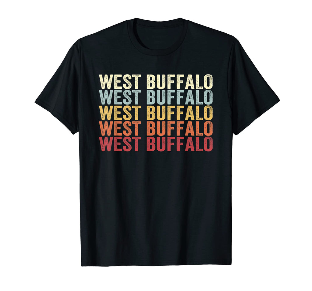 West Buffalo Pennsylvania West T-Shirt - Fun Novelty Design for Adults - T-Shirt, Sweatshirt, Hoodie