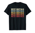 West Buffalo Pennsylvania West T-Shirt - Fun Novelty Design for Adults - T-Shirt, Sweatshirt, Hoodie