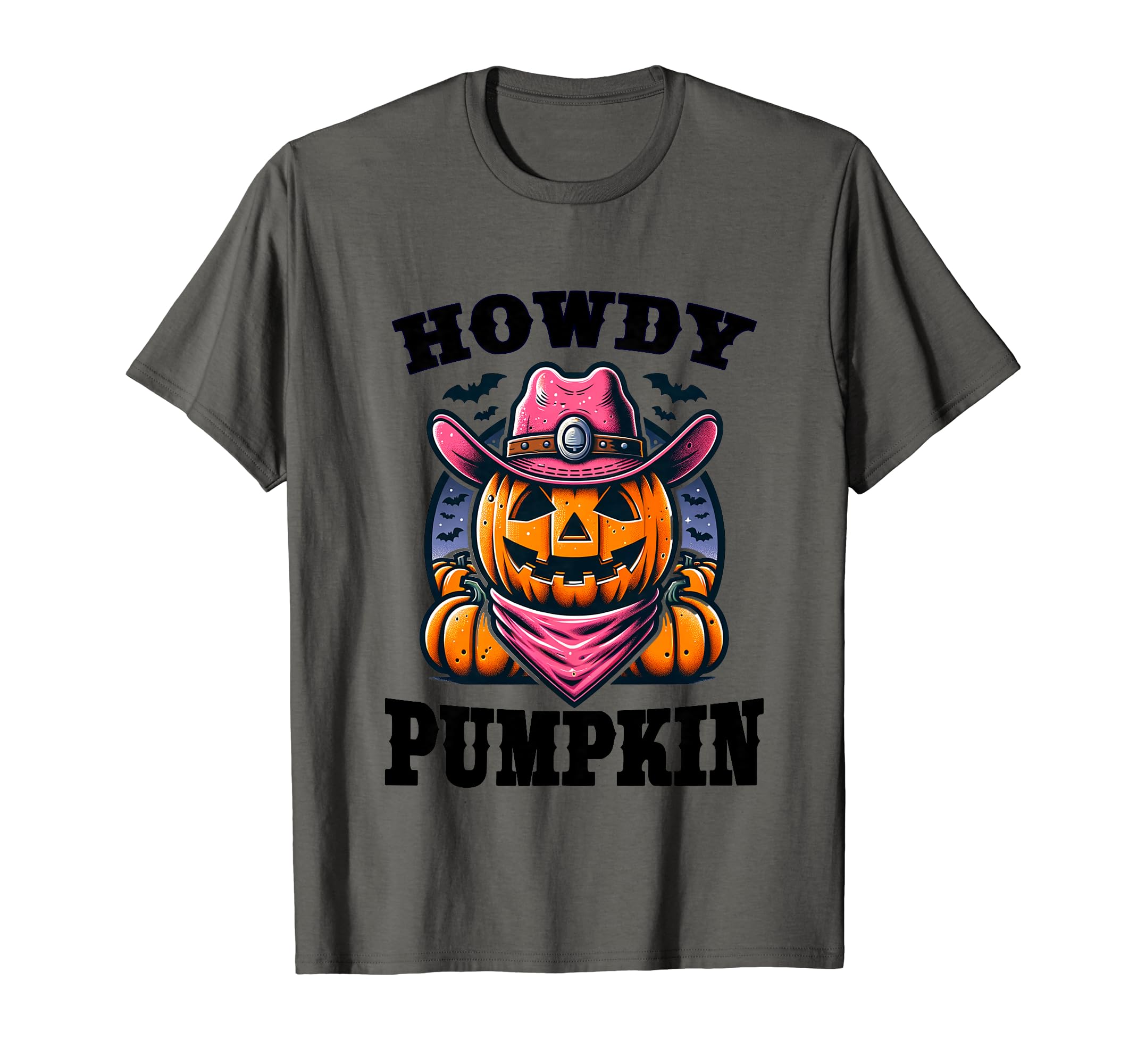 Howdy Pumpkin Western Halloween Cowboy T-Shirt - Novelty Apparel Unisex - T-Shirt, Sweatshirt, Hoodie