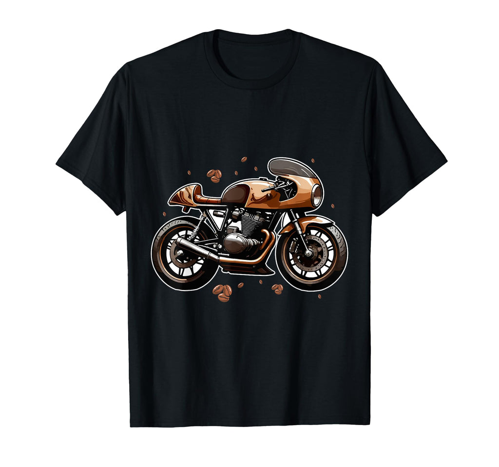 Motorcycle Cafe Racer Enthusiast T-Shirt - Casual Everyday Wear Men Women - T-Shirt, Sweatshirt, Hoodie