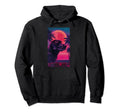 Rhodesian Ridgeback Vaporwave Dog Pet Hoodie - Custom Art Print for Adults - T-Shirt, Sweatshirt, Hoodie