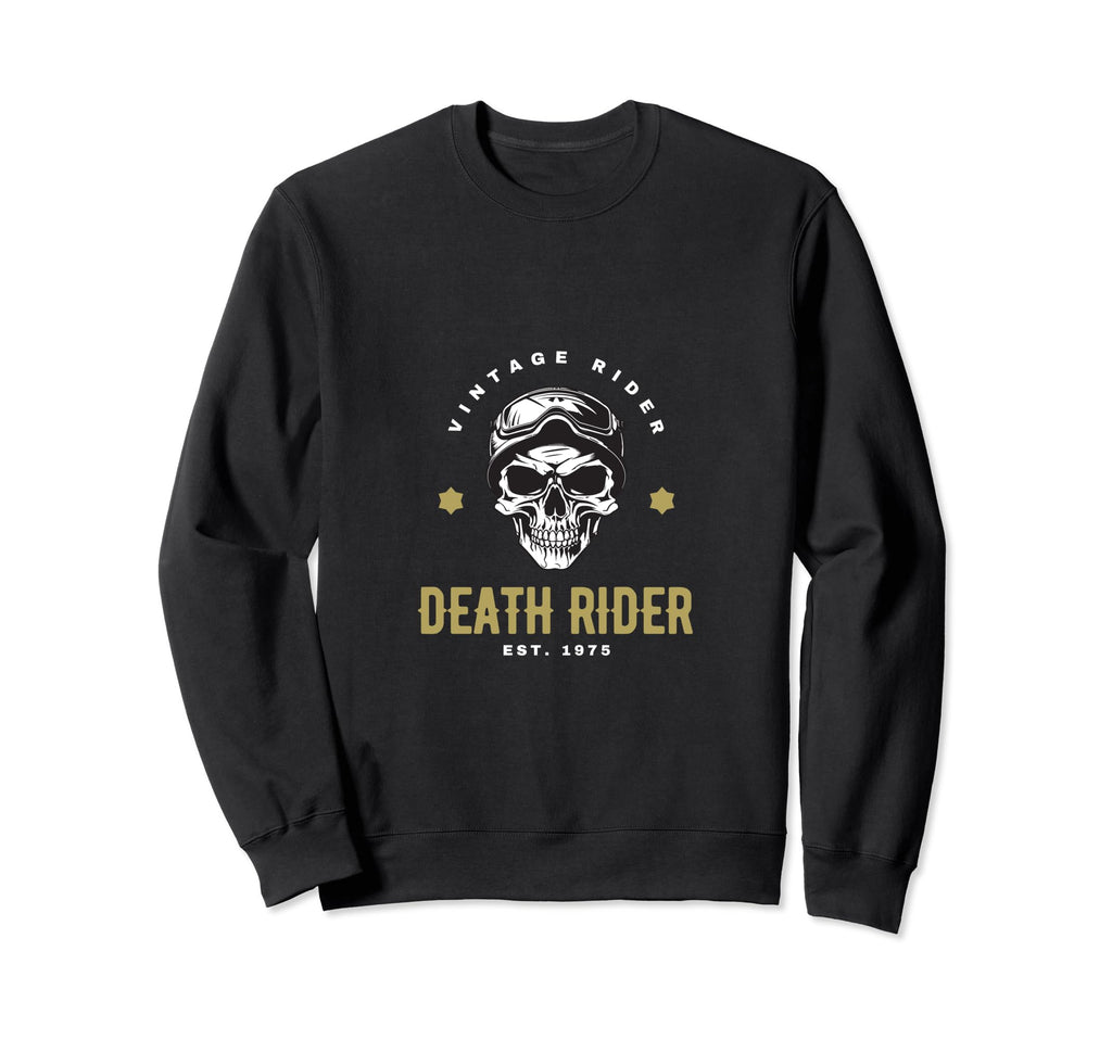 Rider Racer Old Shool Motorcycle Sweatshirt - Streetwear Style Unisex - T-Shirt, Sweatshirt, Hoodie