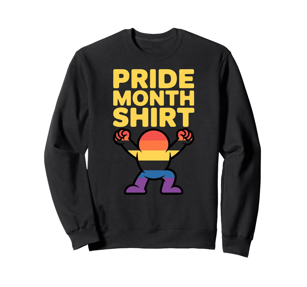 Pride Month Typography Parade Sweatshirt - Streetwear Style Men Women - T-Shirt, Sweatshirt, Hoodie