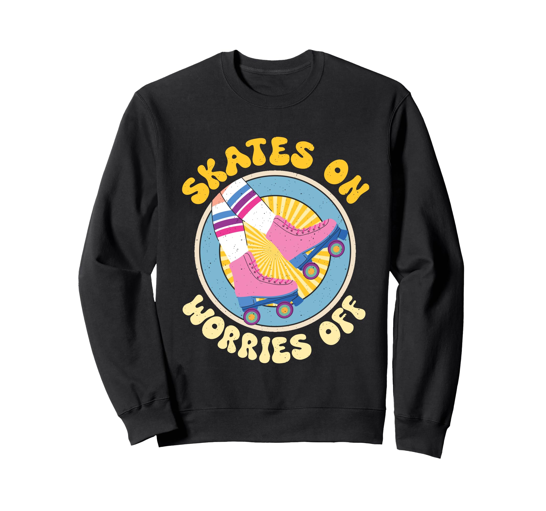 Roller Skating Roller Skater Sweatshirt - Fun Novelty Design Unisex - T-Shirt, Sweatshirt, Hoodie
