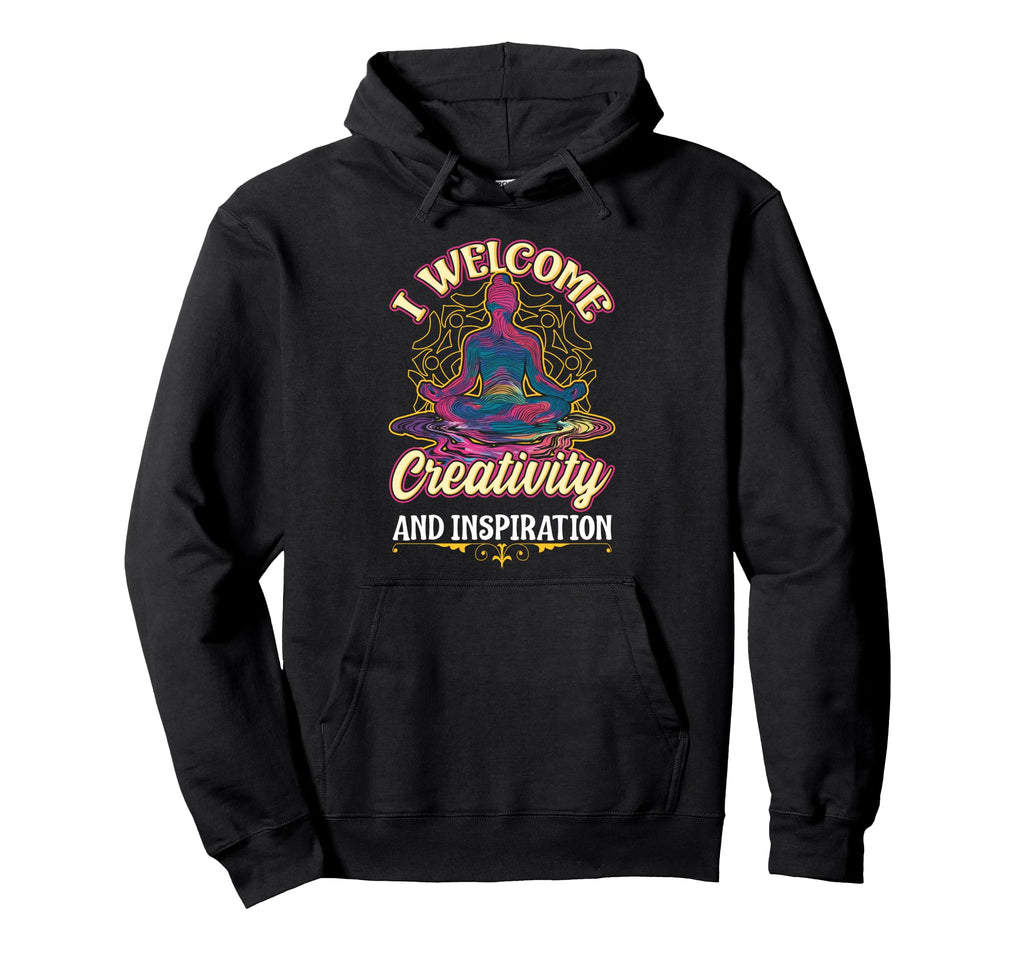 Psychedelic Yoga Meditation Creativity Hoodie - Trendy Graphic for Adults - T-Shirt, Sweatshirt, Hoodie