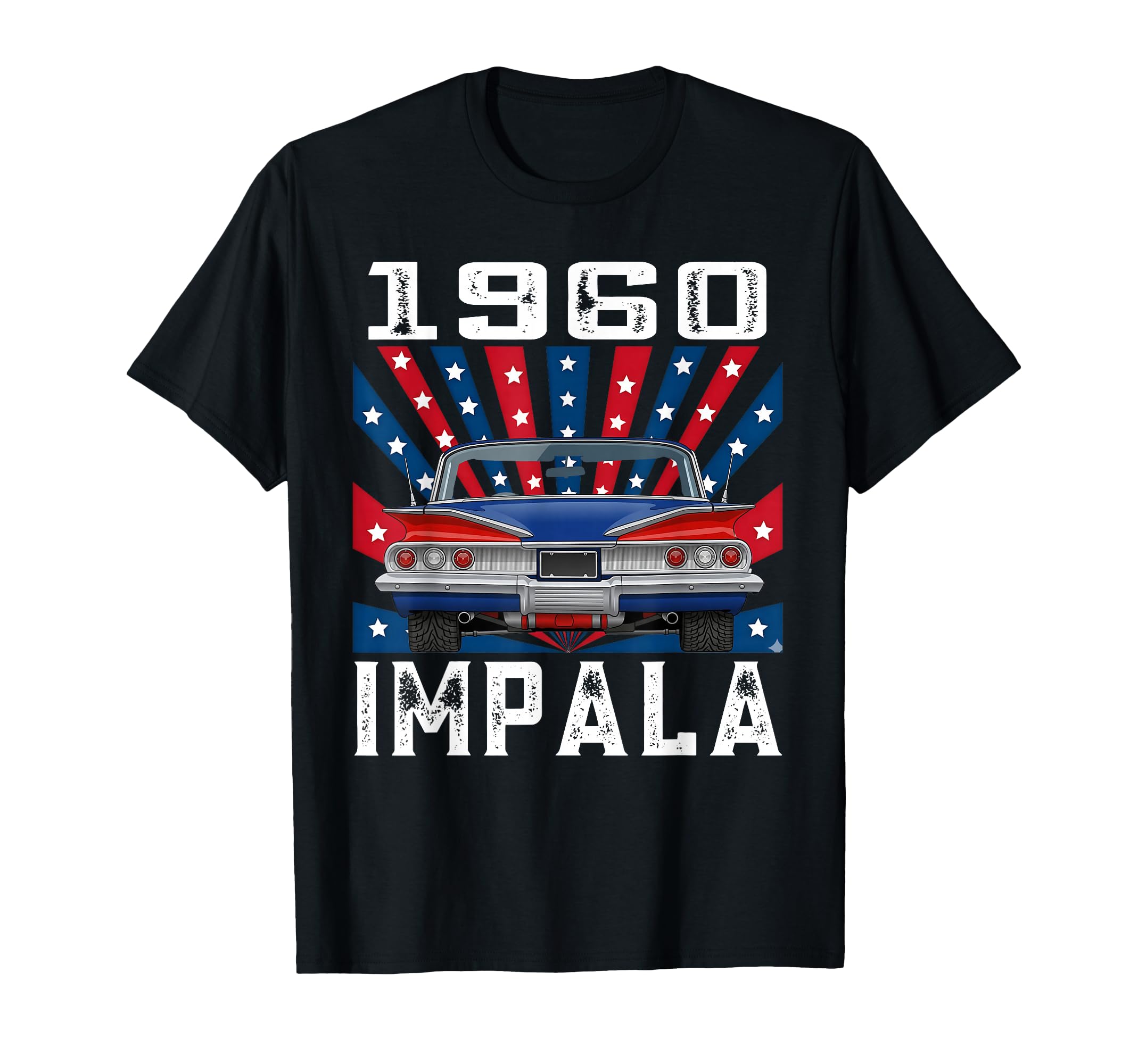 1960 60 Impala Old School Muscle Car T-Shirt - Novelty Apparel for Adults - T-Shirt, Sweatshirt, Hoodie