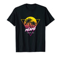 Miami Beach Florida Palm Trees 80S T-Shirt - Unique Graphic Men Women - T-Shirt, Sweatshirt, Hoodie