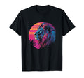 Lion Vaporwave Aesthetic Synthwave 80S T-Shirt - Custom Art Print Unisex - T-Shirt, Sweatshirt, Hoodie