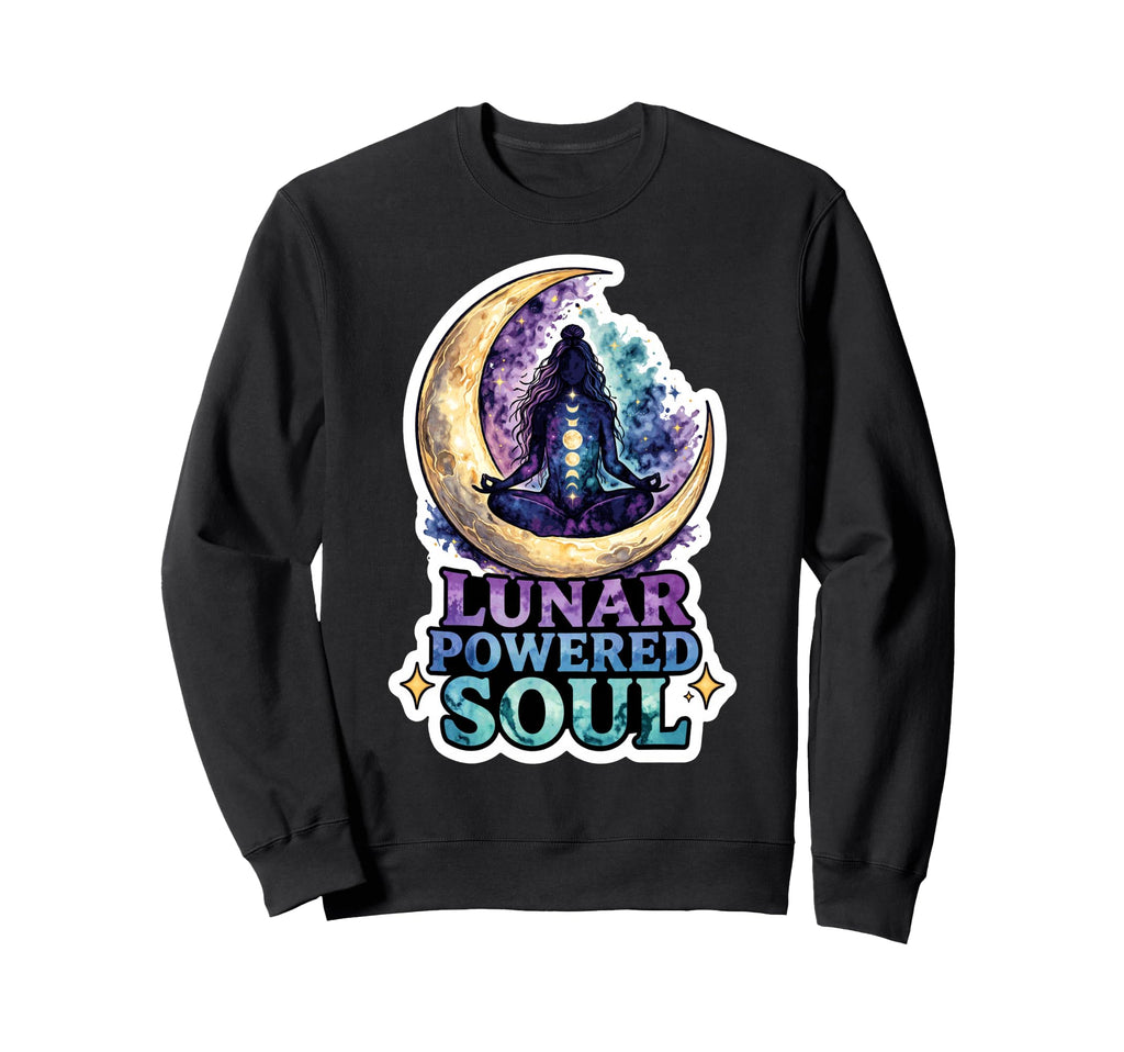 Moon Meditation Lunar Mindfulness Sweatshirt - Streetwear Style Unisex - T-Shirt, Sweatshirt, Hoodie