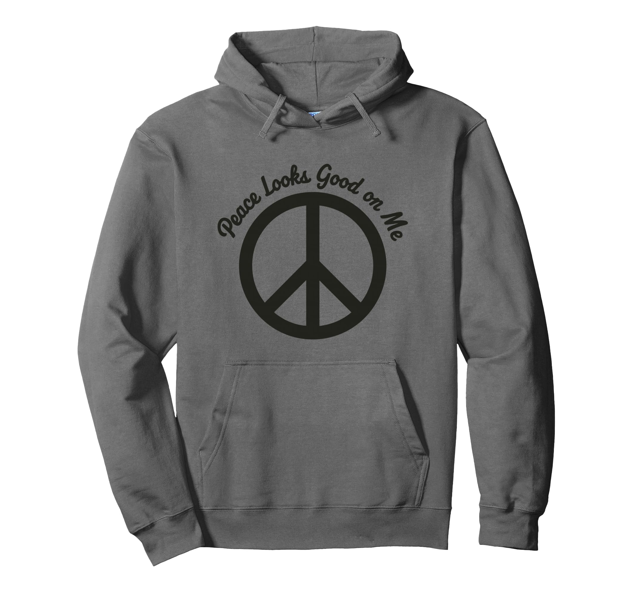 Peace Looks Good Me Self Care Peace Hoodie - Novelty Apparel for Adults - T-Shirt, Sweatshirt, Hoodie