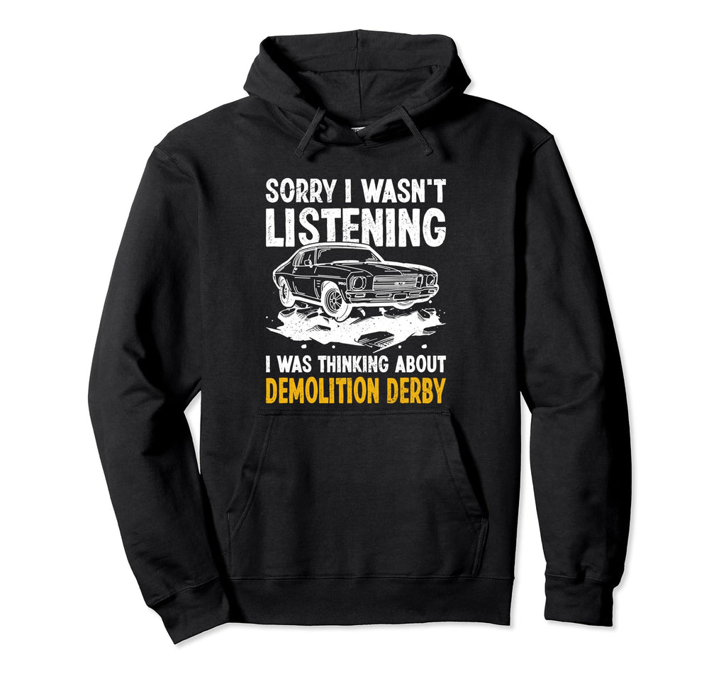 Demo Derby Car Parts Demolition Team Hoodie - Novelty Apparel Men Women - T-Shirt, Sweatshirt, Hoodie